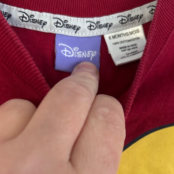 EUC Vintage Winnie the Pooh 6mo Red Baby Romper - Picture 3 of 6